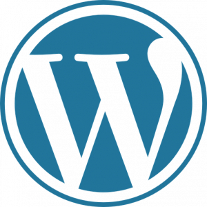 The WordPress logo showcases a stylized white W on a blue circular background, encircled by a sleek ring. This iconic emblem is instantly recognizable for those seeking reliable web support.